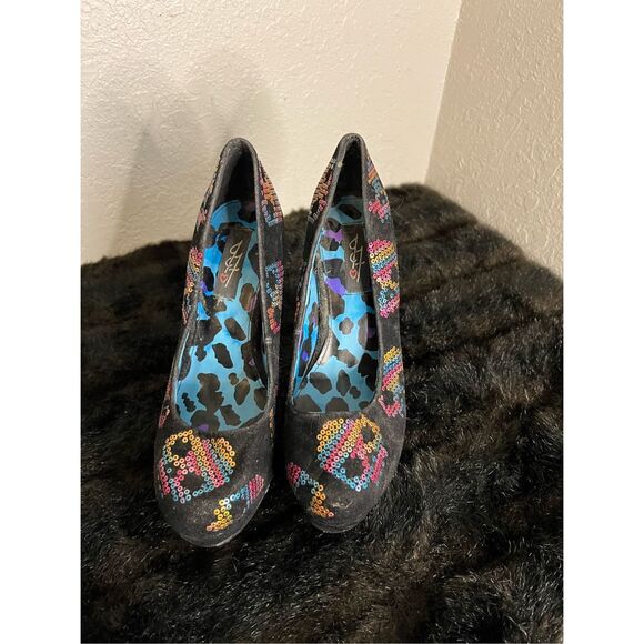 Iron Fist Sugar Hiccup Platform Pumps skull 7 - Picture 2 of 6